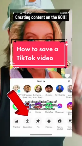 How to save a TikTok video to your device.  Not every video has this option.  You can chnage your settings to unallow this.  @Windy Goss - Real Estate Boss  #realtorsontiktok #videomarketing #videocoaching #videocoach #videocoachingforwomen #videocoachingtips #realtorsontiktoker 