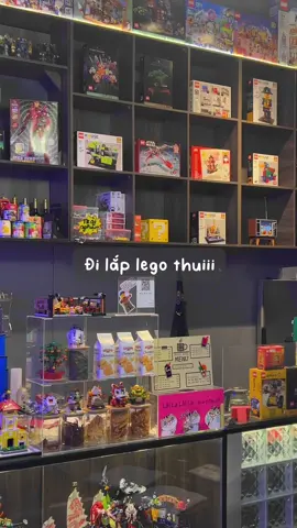 Đi lắp lego xả stress thuiii #fyp #saigon #foryou #hcmc #cafesaigon #reviewquancafe 