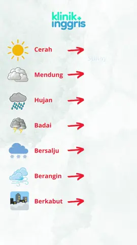 cuasa dalam bahasa inggris #klinikinggris #kampunginggris #bahasainggris 