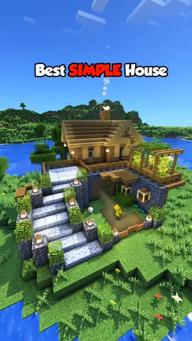 Simple House #minecrafter #Minecraft #minecraftbuilds #minecraftbuilding #minecrafttutorial 