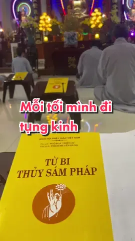 Mỗi tối nếu ko quá bận hoặc cố gắng thu xếp mình sẽ đến chùa tụng kinh hằng đêm để lòng đc bình yên hơn#phâtphapnhiemmau #tutậptạigia #thíchđichùa 