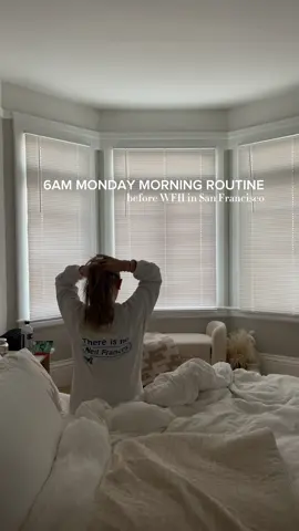 6am monday morning routine 🫡 #sfvlog #sfmornings #6ammorningroutine #sfwfh #sfvlogs #sfmorningvlog 