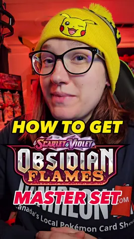 Tips to complete this set without breaking the bank! #obsidianflames #pokemoncards #newpokemon #pokemonrelease #pokemonmasterset #charizardex  #pokemontips #pokemoncardadvice #pokemoncommunity 