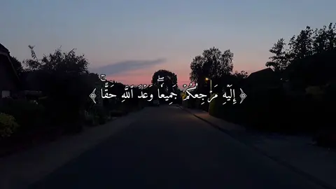 ᷂قّ ₇₆ : ᷂إليه ᷂مرجعكو ᷂جميعا ᷂وعد ᷂الله ᷂حقا | #foryou #fypシ #اكسبلور #عبدالرحمن_مسعد 