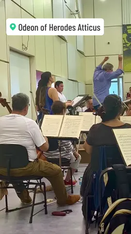Rehearsing with our great Norma Joyce El Khoury and Adalgisa Theresa Carlomagno together with maestro Eugene Kohn and the ERT Symphony Orchestra. #TomVolf #SavaVemiç #Bellini #Norma @