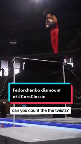 @YulTheBull brought back the laid out triple-double (Fedorchenko) dismount at #CoreClassic!