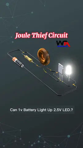 joule Thief Circuit Diy Electronics Project .. #joulethief #jouletheif #electronicproject #electronicprojects #electronicsprojects #electronicsproject #diyelectronic #diyelectronics #electronica #electronics #waelectronics 
