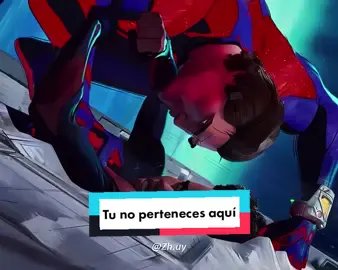 Tu no perteneces aquí. #SpiderVerse #MilesMorales 
