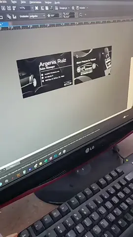 la tarjeta de presentación! 