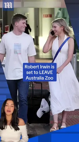 Robert Irwin leaves the family business behind. This must be so hard for Terri 💔 #robertirwin #theirwins #australiazoo #sunshinecoast #roriebuckey #perth #celebrities #news #newsau #fyp #dailymail 