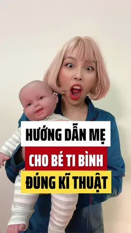 Hướng dẫn mẹ cho bé ti bình đúng kĩ thuật #doandieuhoa #tibinh #daycontungu #taptibinh #chamsocmebe #embe #tresosinh #chamsoctresosinh
