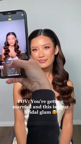 A modern & romantic bridal glam 😍 would you wear this for your big day?  Makeup: Me Hair: @Christine Mai  Beauty: @mya  #fyp #bridalmakeup #bridalglam #bridalglammakeup #sydneymakeupartist #sydneymua #sydneymuas 