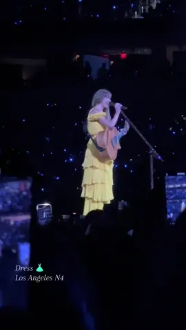 The lighting was fighting me all night so sorry for the weird darkening then lightening 🥲 The Eras Tour Los Angeles Night 4 #dress #taylorswift #theerastour #theerastourlosangeles 