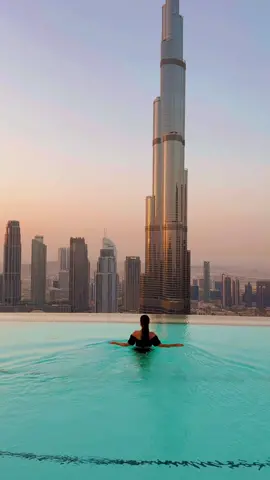 Wait for the view from the best pool in Dubai 💫  📍Address Sky View