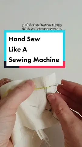 No sewing machine? No problem! You can still repair an unraveled seam. I am going to show how to do the best stitch for hand sewing, the back stitch.  Backstitch is my absolute favorite stitch. It's the strongest hand sewn stitch you can do and it looks like it’s been done with a sewing machine. Perfect for mending seams, small hand sewing projects, attaching zipper, embroidery to outline things and more. It's durable and if you don't have a sewing machine, with the help of backstitching you can still fix seams to extend the lifespan of your clothes.                                                            #sewingtutorials #sewinginspiration #sewingmywardrobe #sewistsoftiktok #upcycling #thriftedtransformations #mending #handsewing #handsewn #backstitch #sewingtipsandtricks #sewingtutorial #sewingmyownclothes #sewingforyoupage #thriftedtransformations #memade 