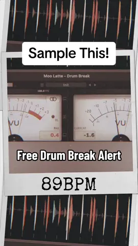 Another Drum Break For you to flip! . . .  #samplepack  #boombap #beatmakers #beatmaker #musicproducer #vintagesample #cratedigger #flipthissample #samplethis #jazzsample #soulsample #boombapsamples #vinylsamples #retrosamples #samplemaker #samplemaking #drumbreak #drumsamples #vintagedrums 
