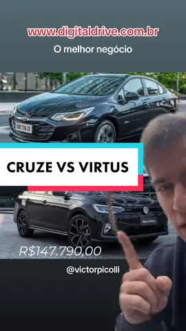 Cruze Midnight ou Virtus Exclusive. Qual tu leva? #carros #cruze #virtus #canaltopdrive #digitaldrive #sedans