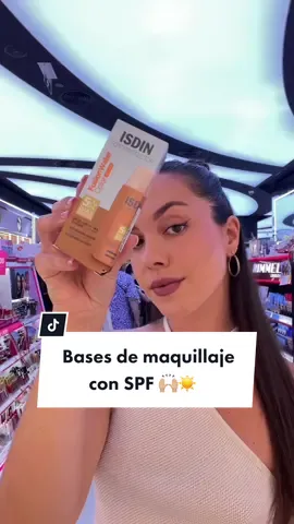 bases que protegen del sol 🙌🏼☀️ #makeup #basesdemaquillaje #isdin #3ina #flormar #fluff #parati #primor 