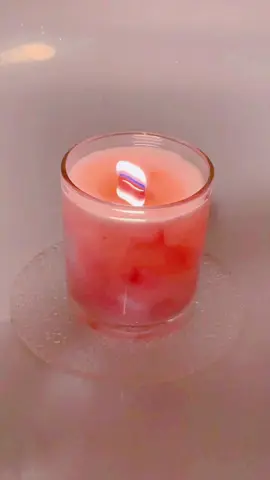 Pink Marbled Candle #barbieinspired #candletok #pink #pinkmarble #pinkcandle #candlemaking #candlebusiness #diycandle #scentedcandles 