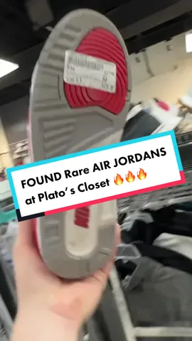 Found Rare Jordans at Platos! #thrifted #thrift #platoscloset #sneakers #sneakerhead #fashion #fyp #foryou 