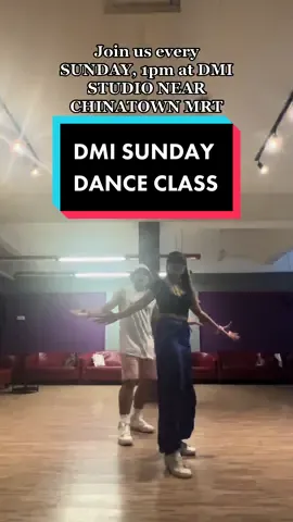 Join us every SUNDAY, 1pm at DMI STUDIO NEAR CHINATOWN MRT for inquiries, message 81119275😍 🔥 Get ready to make new friends /family, boost your confidence, and unleash your creativity in a supportive and vibrant environment! DMI studio provides the perfect setting for you to flourish and shine! See you👋👋👋 #iwantyousb19 #tiktoksg #fypシ #singaporedanceclass #dmistudio #dmistudiosg😍 