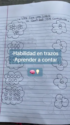 Actividades para hacer en casa✏️🏡 - Ejercicios para fortalecer el trazo 〰️  - Aprender a contar e identificar números 🔢 #actividadesinfantiles #habilidad #kids #activityforkids #play #viral #heyitsmom #actividadesdeverano #desdecasa #like 