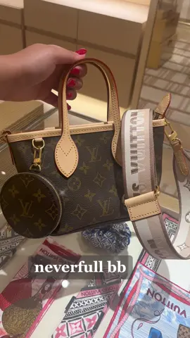 new neverfull bb! the perfect mini tote with a comfortable strap & key pouch! i currently have one available, i can order in, and ship it as well! #lv #louisvuitton #clientadvisor #louisvuittonbag #foryou 