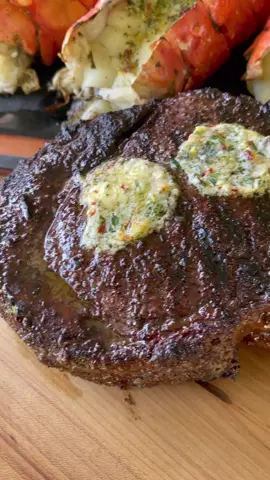 The Best Surf and Turf Dinner #longervideos #steaktiktok #foryou 