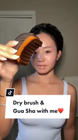 Let’s dry brush and Gua Sha together❤️ Dry brush used here is from @Cecily Braden🥰Gua Sha is linked under my amazon storefront🫶 #drybrush #guasha #lymohaticdrainagemassage #lymphatic #guashamassage #guashatutorial #drybrushtutorial #slimmerbody #slimmerface #depuffwithme 