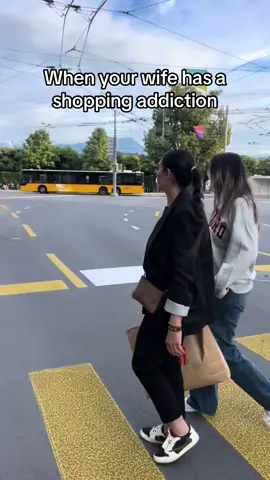 Always look both ways before crossing the street! #fyp #switzerland 