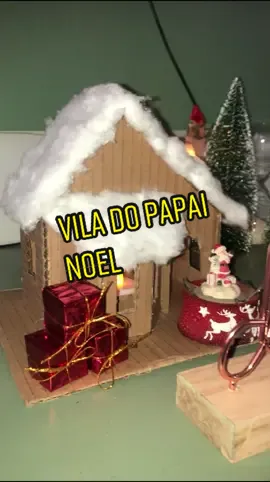 139 dias para o natal e a vila ja está em construção 😍 #natal #natal2023 #viladopapainoel #casinhadepapelao #decoracaodenatal #diydenatal #DIY #facavocemesmo #foryou 
