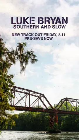 SURPRISE! I’m releasing a brand new song called “Southern and Slow” this Friday. Pre-save it now. Link in bio. 