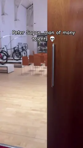 @Peter Sagan is a man of many talents 💀 #petersagan #funny #worlds #cycling #specialized 