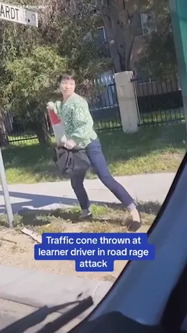 An L-plater’s first-ever driving lesson turned into a nightmare 😱 📸: Tiktok/suecakan1 #roadrage #australia #perth #roadrageproblems #learnerdriver #viral #viralvideo #car #road #news #newsau #fyp #dailymail