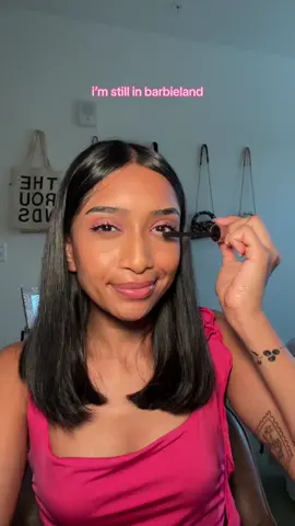 pink pink pink #barbiemakeup #pinkmakeup #browngirlmakeup #dibsbeauty 