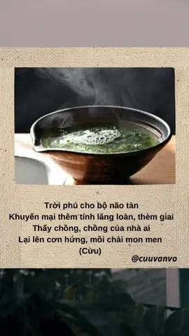 Có những người khi trời ban phát trí khôn thì lấy ô ra che, lúc phát sự lẳng lơ thì lại mang bát ra xin. Nói mãi chả hiểu 🙈 #tho #vanhoc #caption #vochong #traxanh #tieutam #tinhyeu #fyp #xuhuong #trending 