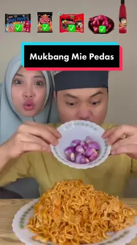 Mukbang Mie Serba Pedas 🔥😱😱⁉️ #mukbang #pedas #lilizcynthiatubella 