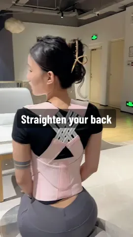 💓Fits the body curve and corrects posture anytime, anywhere.#fyp #fypシ #posture #posturecorrection #backsupportbelt #pranashposture 
