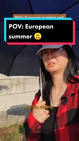 Based on true conversations I've had with Germans, multiple times 🙃 Do you like hot weather? 🥵 I thought this applied mostly to southeast asians, but apparently my Brazilian friend agreed so maybe it's a thing for people from hot countries 🙈 I personally love 10-20°C weather the most, so basically spring and autumn. I also enjoy the rain (unless I'm traveling or need to go outdoors). What's your favorite season? 🤓 #europe #germany #indonesia #weather #culture #travel #skit #funny 