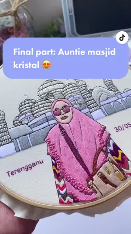 Alhamdulillah dah siapp 😍 Actually 99% siap hahahah sebab i nak tambah bunga dalam frame, tapi takde idea lagi nak arrange macam mana so tunggu inspiration datang dulu hahahah