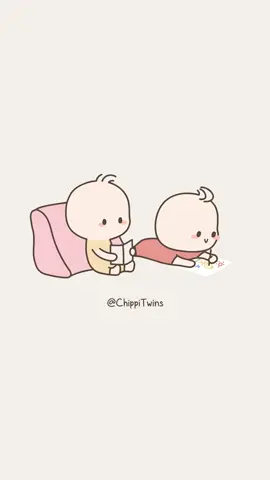 Adore U 😙❤ #cute #baby #Love #animation #babyvoice #chippitwins 