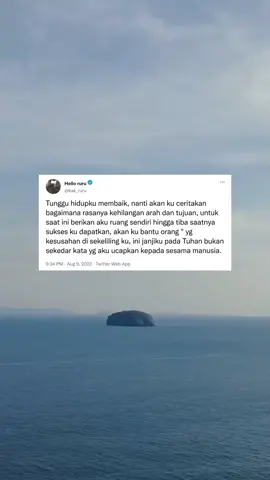 coba libatkan Tuhan disegala hal yg kamu jadikan urusanmu di dunia dan lihat perubahan dalam hidupmu.  #foryou #fypシ #foryoupage 