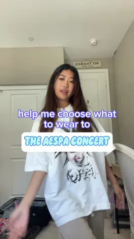 AESPA INSPIRED CONCERT OUTFITS‼️ whos going to the la concert this weekend? thank you @oyoangle_us for the cute clothes 🤩 #aespa #oyoangle #kpopdancecover #spicy #illusion #nextlevel #kpop #amazon 