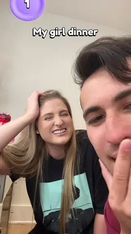 They finally got it at the end 🤣 @Chris Olsen #girldinner 