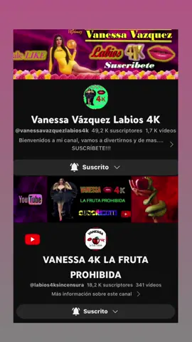 Suscríbete @VANESSA LABIOS 4K #vanesavazquez #youtube #vanesa #vanesalabios4k #la4k #vanesavazquez #vanesalabioscuatrok #trans #lgtb #historiasbizarras #historiasdetiktok #historiatrans #ayora 