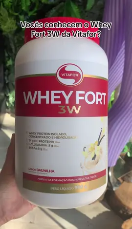 Me conta aqui nos comentarios o que vocês acham do Whey Fort 3W da VitaFor? 💪🔥 #suplementos #suplementacion #suplementaçao #saude #Fitness #bemestar #gym #academia #academy #treina #alimentacaosaudavel #musculação #crossfit 