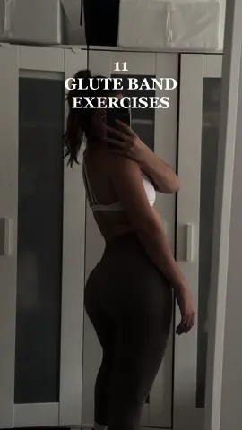 11 GLUTE BAND EXERCISES ✨ HOME WORKOUT ✨ Try twice a week! #homeworkout #glutes #glutesworkout #workout #gym 