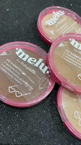 Pó facial Ruby Rose coleção Melu💖💖 Preço baixo cobertura de milhões 😍 #pomelu #pofacialmelu #pocompactomelu #pocompactorubyrose #makerubyrose #lojademaquiagens 