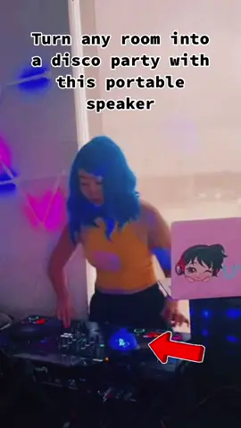 Get yours now on tiktok shop linked:) 🎶🎉🚨 #tiktokshopaffiliate #tiktokshop #bluetoothspeaker #bluetoothspeakerwithlight #fyp #partyinabox 