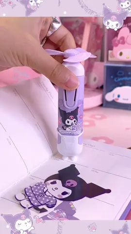 Flying eraser, I love it💕💕❤️#sanrio #kuromi #fyp #staionary #cute